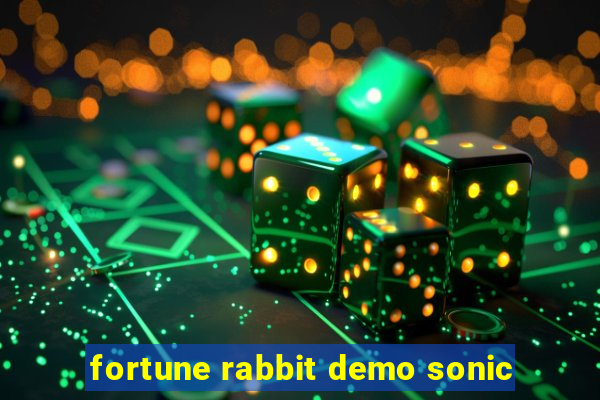 fortune rabbit demo sonic